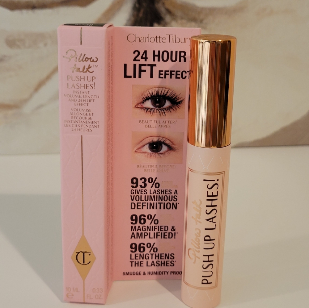 NEW- NEVER USED Charlotte Tilbury Pillowtalk Push Up Mascara- Black